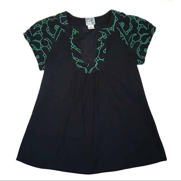 Anthropologie Tops - Anthropologie Tabitha Top Blouse Embroidered